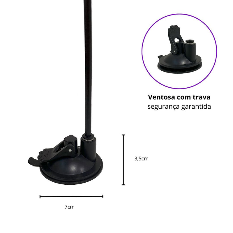 Brinquedo Interativo para Gatos: Varinha com Ventosa e Pena Espaço de Bicho 