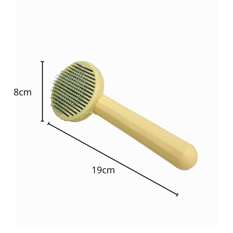 Escova de Pelo para Pets Inteligente Espaço de Bicho Bege 